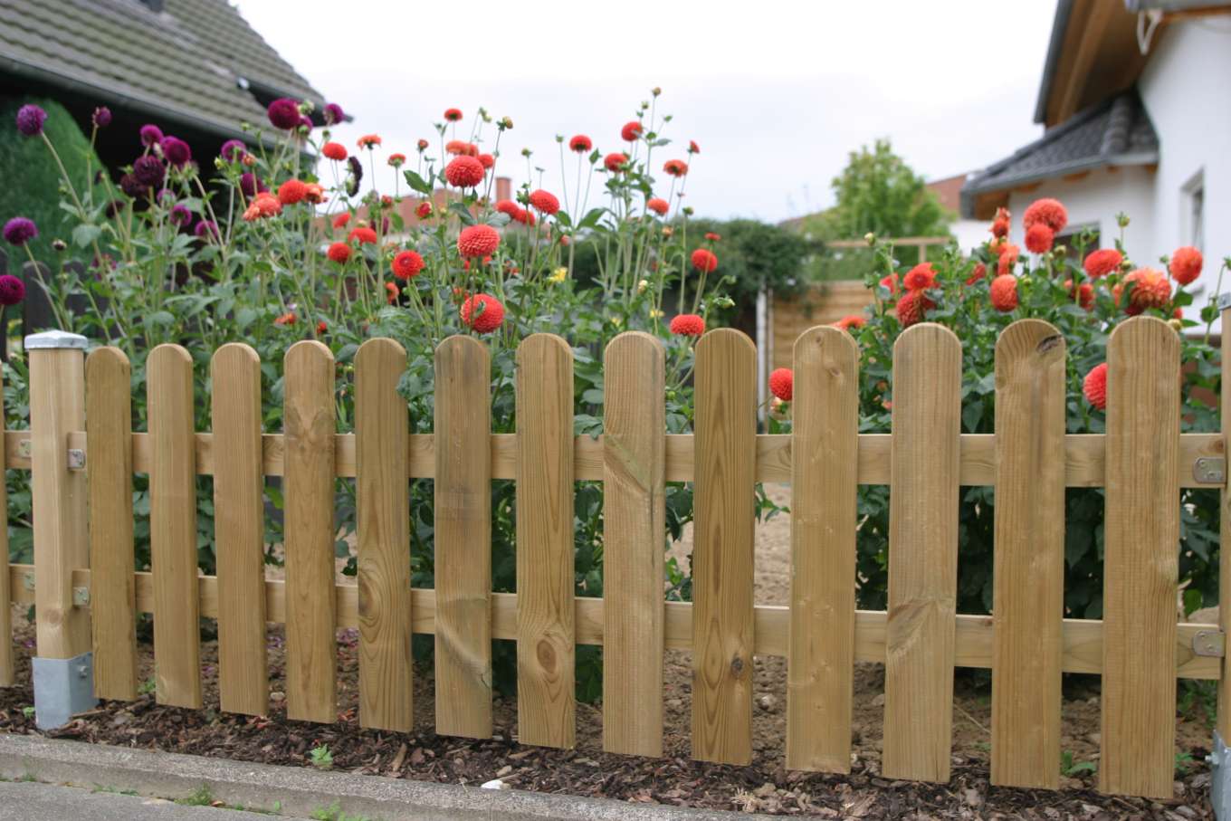 Vorgartenzaun - 180 x 60 cm , 80 und 100 cm | holzundgarten.de